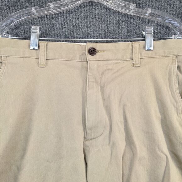 Dockers Mens Chino Shorts Tan Size 30 Cotton Slash Pockets Belt Loops - Picture 6 of 12